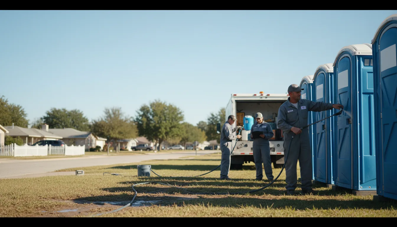 Long-Term Portable Toilet Rental in Normangee, TX near me